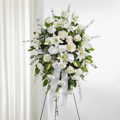 With Care Standing Spray –  Colonial Floral Fascinations, Georgetown SC