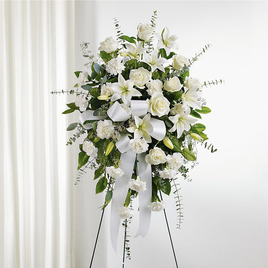With Care Standing Spray –  Colonial Floral Fascinations, Georgetown SC