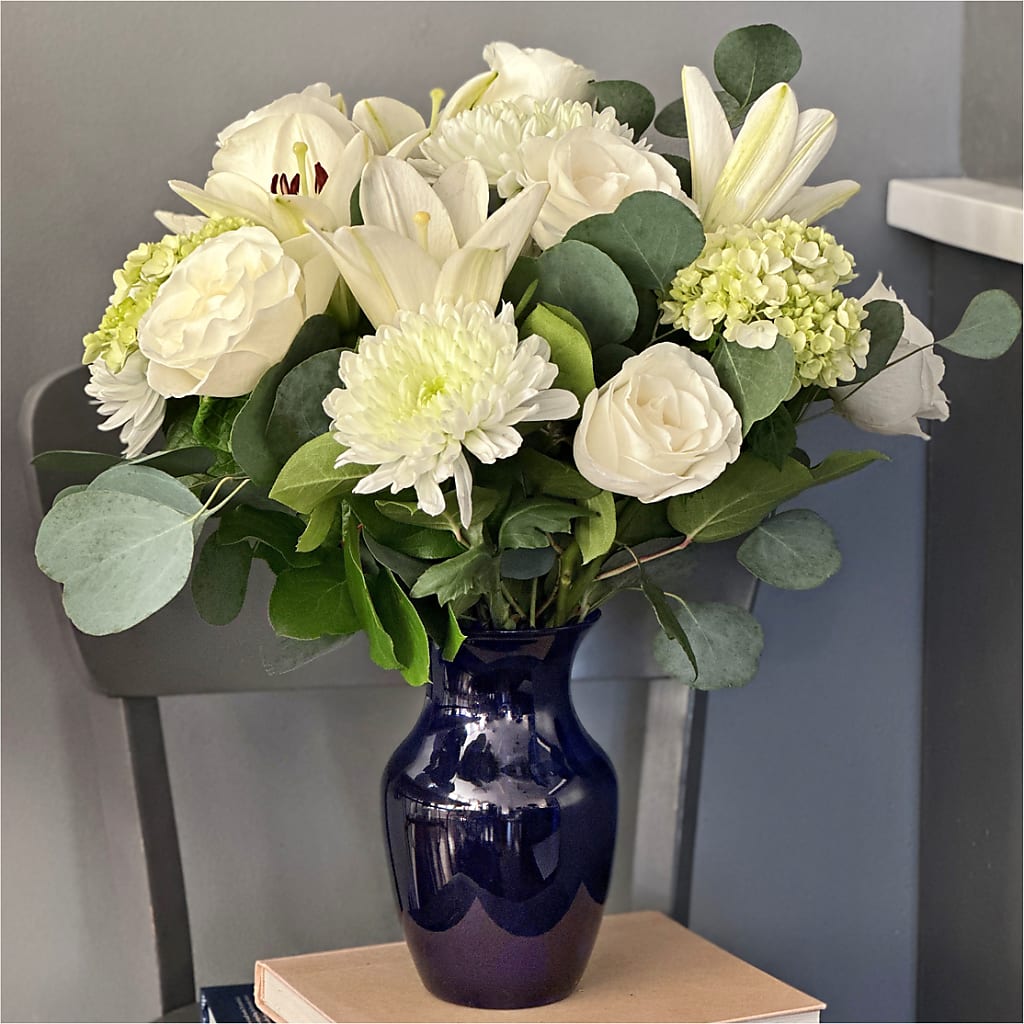 Snowy Dreams Bouquet –  Colonial Floral Fascinations, Georgetown SC