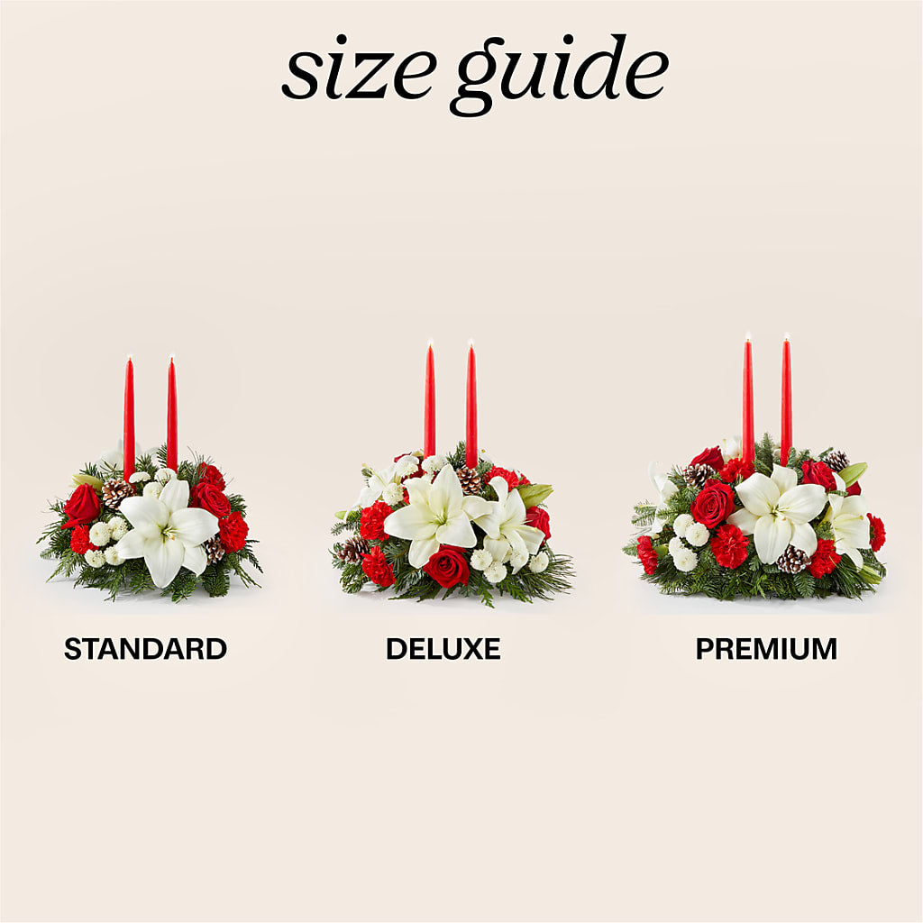 Seasonal Festivities Centerpiece –  Colonial Floral Fascinations, Georgetown SC