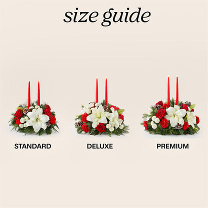 Seasonal Festivities Centerpiece –  Colonial Floral Fascinations, Georgetown SC