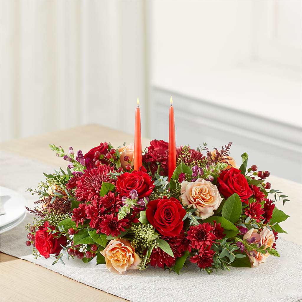 Most Thankful Centerpiece –  Colonial Floral Fascinations, Georgetown SC
