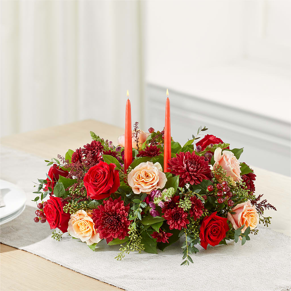 Most Thankful Centerpiece –  Colonial Floral Fascinations, Georgetown SC