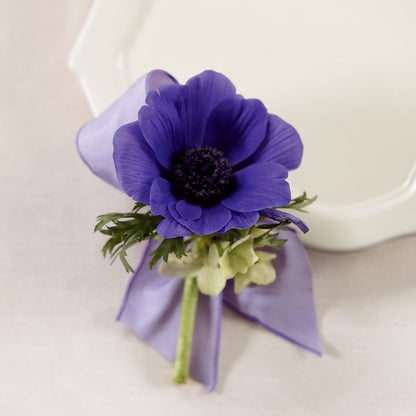 Purple Passion Boutonniere –  Colonial Floral Fascinations, Georgetown SC