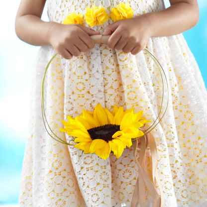 Sweet Sunshine Flower Girl Bouquet –  Colonial Floral Fascinations, Georgetown SC