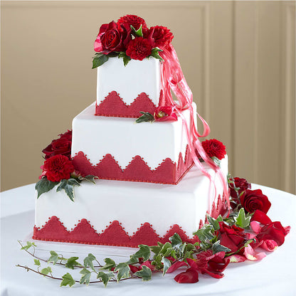 Forever Happiness Cake Decor –  Colonial Floral Fascinations, Georgetown SC