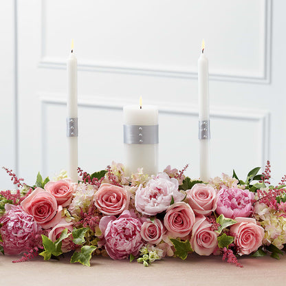 Worldwide Romance Unity Candle Arrangement –  Colonial Floral Fascinations, Georgetown SC