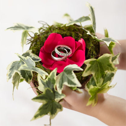 Lila Rose Ring Nest –  Colonial Floral Fascinations, Georgetown SC